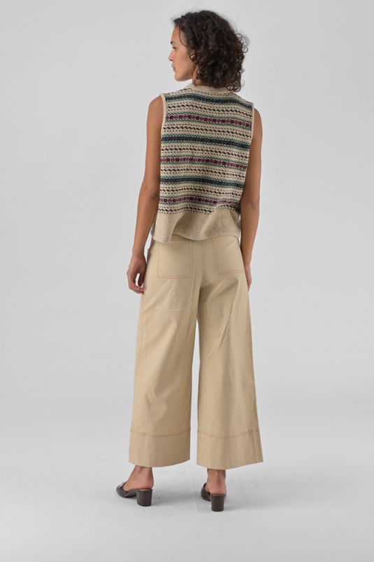 PANTALÓN OLIVIE BEIGE ORFEO
