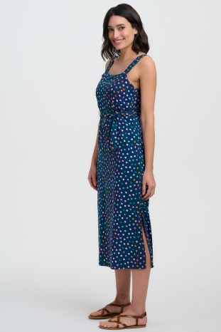 VESTIDO ELVA PETROL NAVY SUGARHILL BRIGHTON