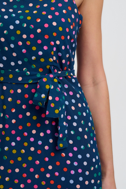 VESTIDO ELVA PETROL NAVY SUGARHILL BRIGHTON