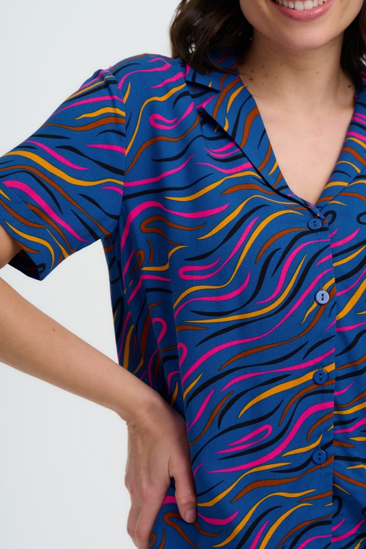 CAMISA ODELE JAZZ WAVES SUGARHILL BRIGHTON