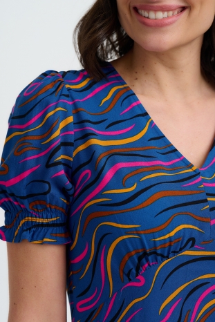 VESTIDO MARYJANE BRIGHT NAVY SUGARHILL BRIGHTON