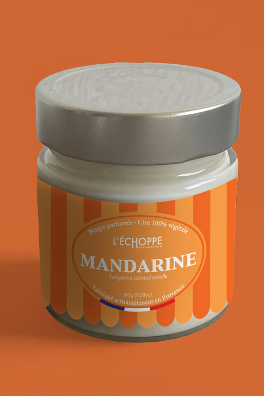 VELA SOJA MANDARINA