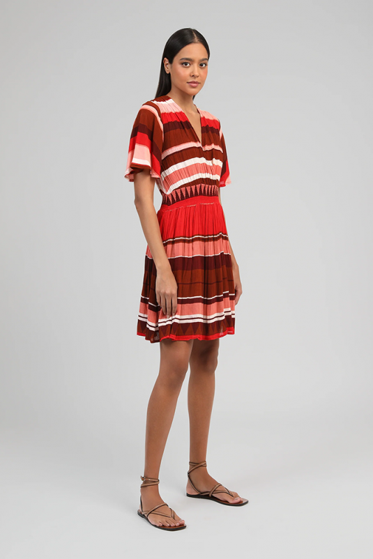 VESTIDO ODOUMILO RAISIN AN’GE