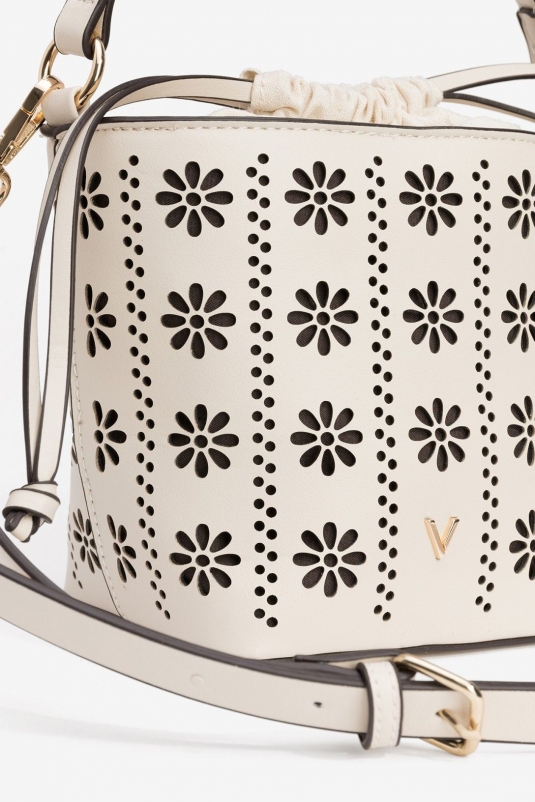 BOLSO BLANCO TROQUELADO