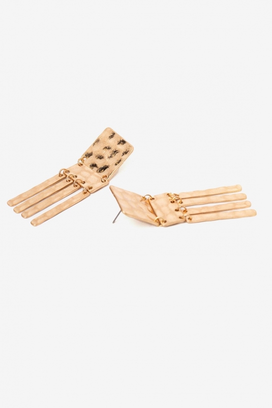 PENDIENTES TRIBAL DORADO