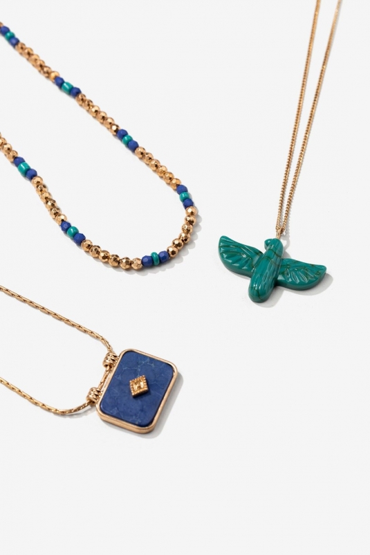 COLLAR ÁGUILA PIEDRAS