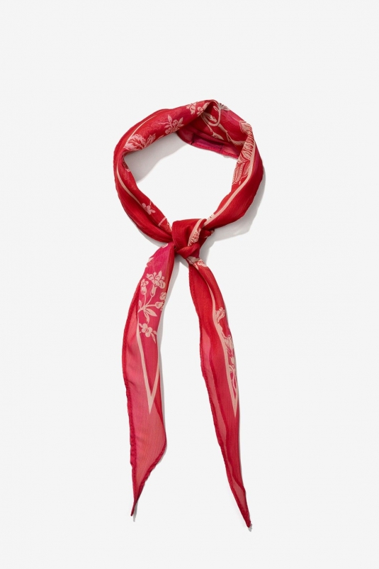 BANDANA ESTAMPADO ROJO