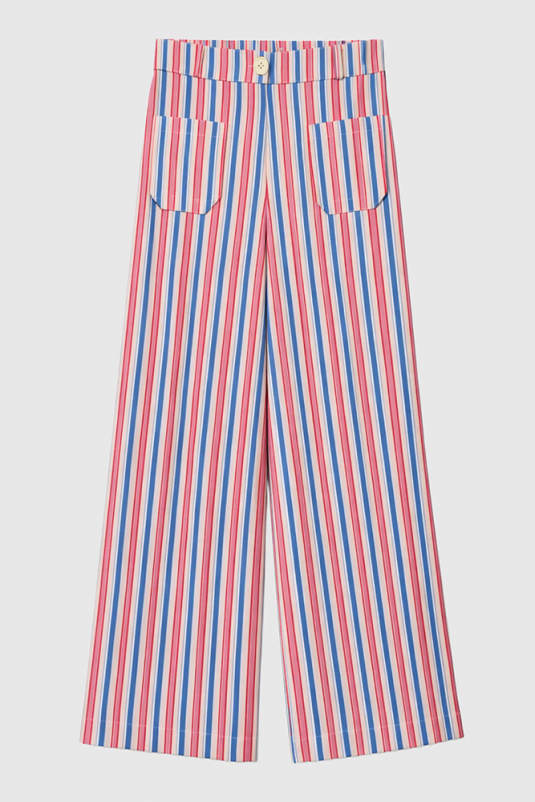 PANTALÓN RAYAS ROSINA INDIGO AN’GE