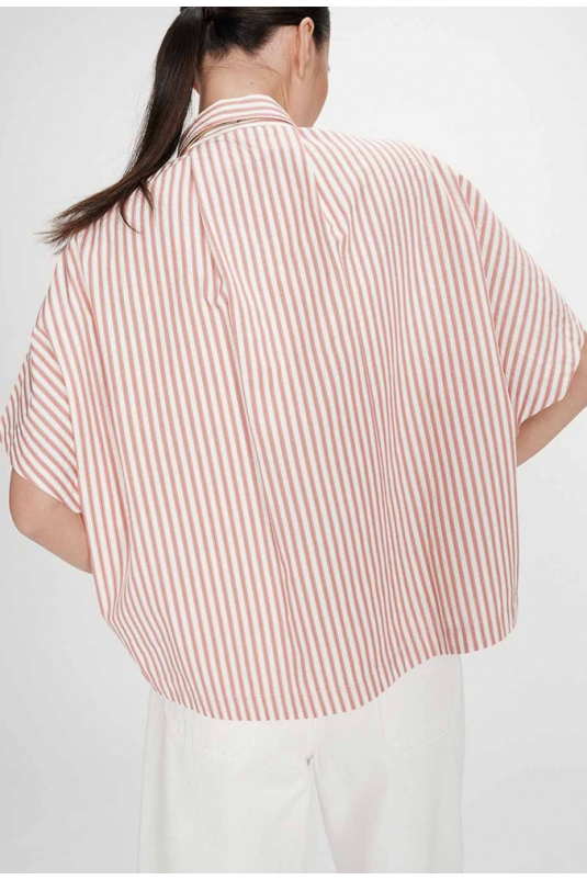 CAMISA VERCIA RAYAS CORAL GRACE & MILA