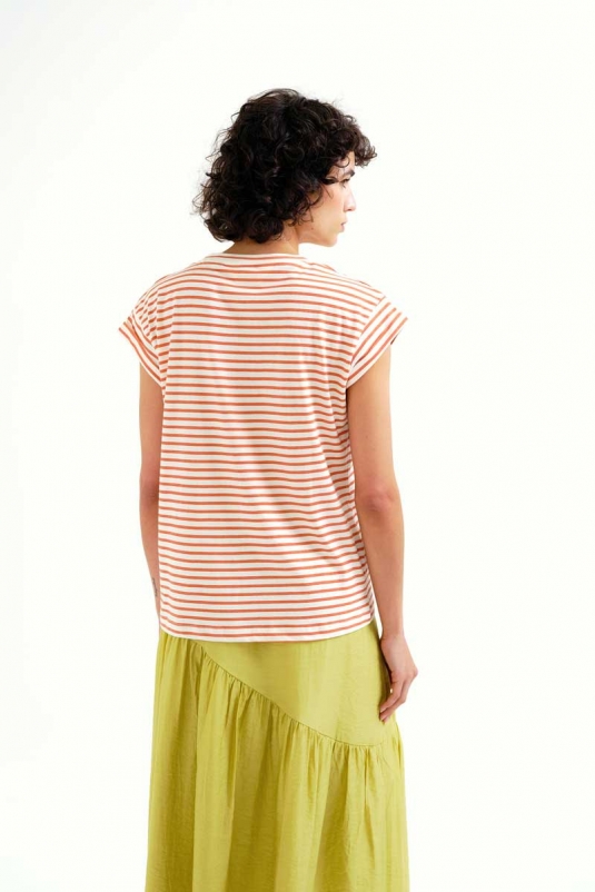 CAMISETA RAYAS PALMERA COMPAÑÍA FANTÁSTICA