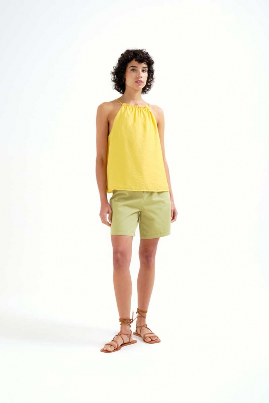 TOP HALTER AMARILLO COMPAÑÍA FANTÁSTICA