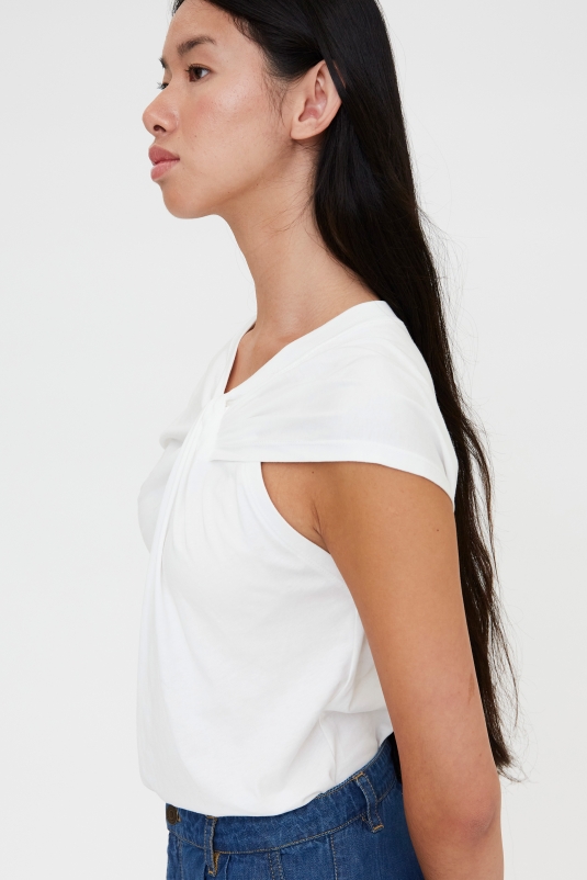 CAMISETA BLANCA ANUDADA WILDPONY