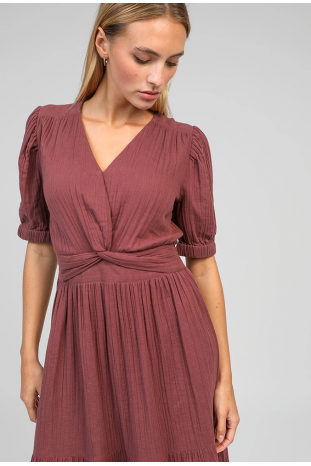 VESTIDO ODOUMILO RAISIN AN’GE