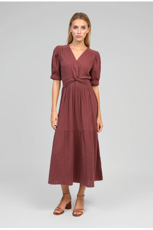 VESTIDO ODOUMILO RAISIN AN’GE