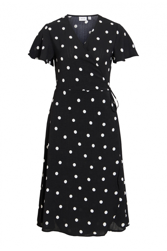 VESTIDO NEGRO LUNARES VILOVIE VILA