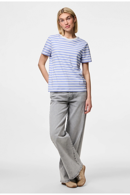 CAMISETA RIA RAYAS AZUL PIECES