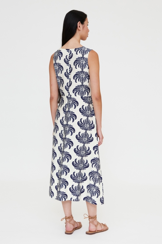 VESTIDO MIDI PALMS SPRING WILDPONY