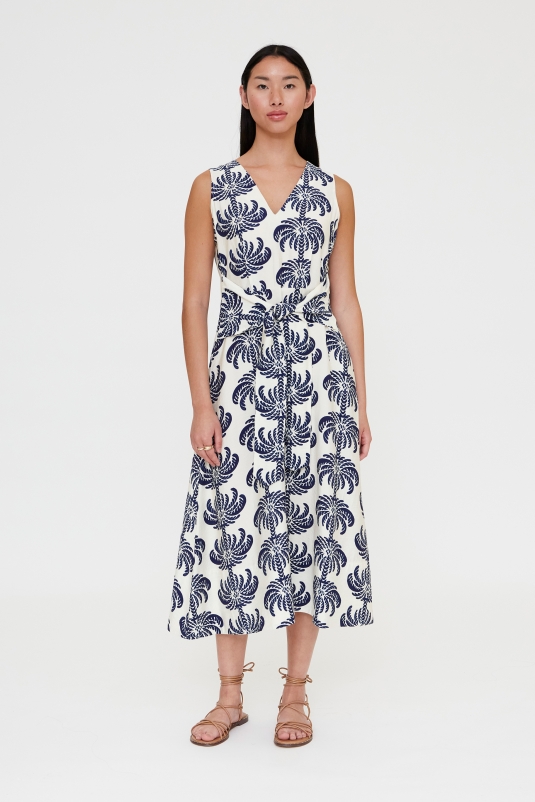 VESTIDO MIDI PALMS SPRING WILDPONY