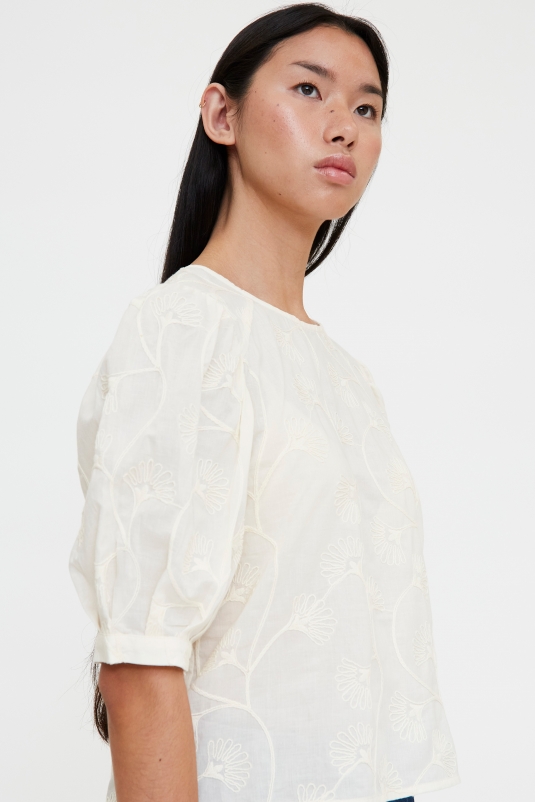 TOP BLANCO BORDADO WILDPONY
