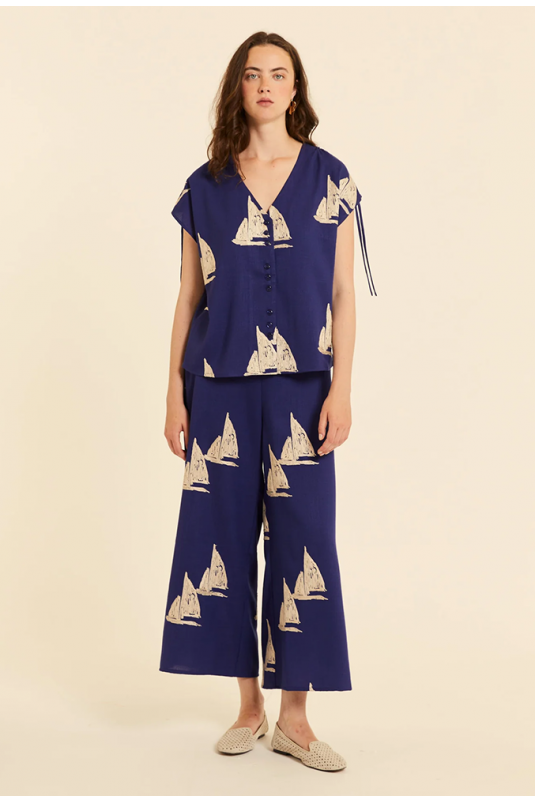 CAMISA AZUL BARCOS PEPALOVES