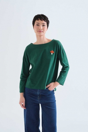 CAMISETA VERDE SETA COMPAÑÍA FANTÁSTICA