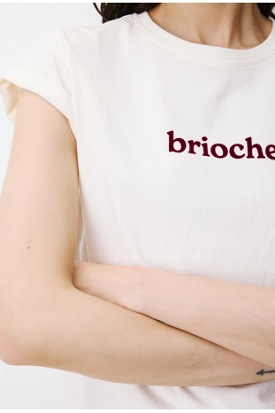 CAMISETA BEIGE BRIOCHE GRACE & MILA