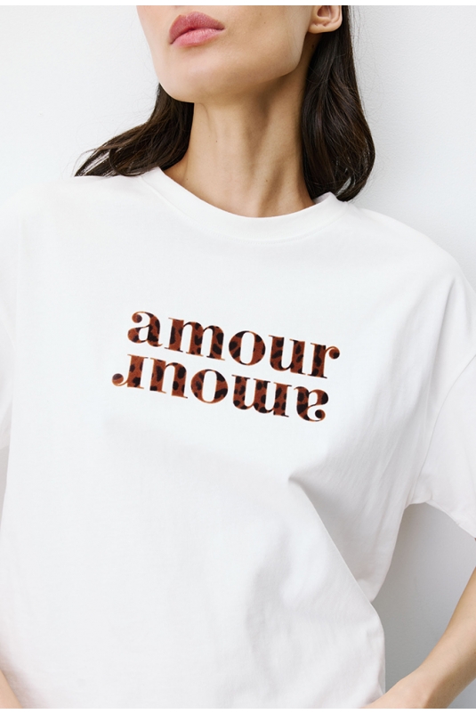 CAMISETA AMOUR PRINT ANIS GRACE&MILA