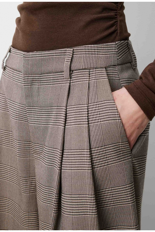 PANTALÓN CULOTTE CUADROS ARNOLD GRACE&MILA