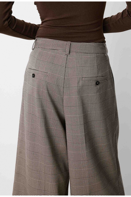 PANTALÓN CULOTTE CUADROS ARNOLD GRACE&MILA