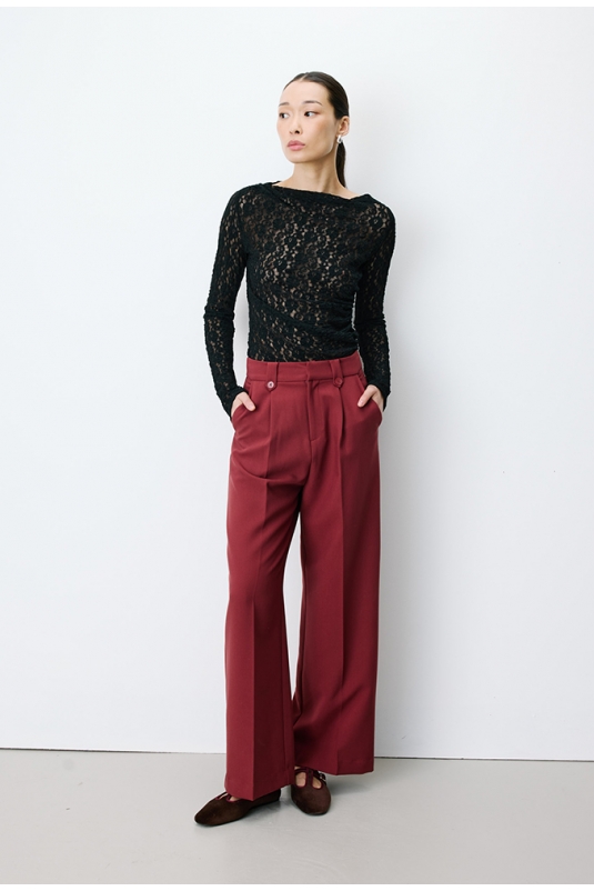 PANTALÓN NILAY TERRACOTA GRACE & MILA