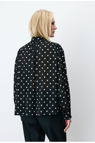 CAMISA NEGRA LUNARES ANGÉLICA GRACE&MILA