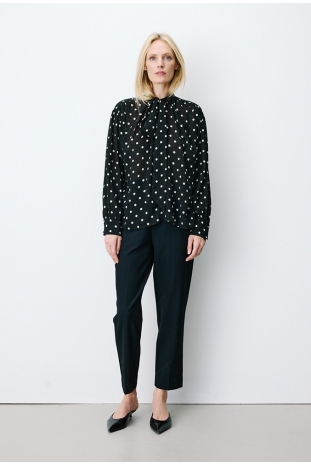 CAMISA NEGRA LUNARES ANGÉLICA GRACE&MILA