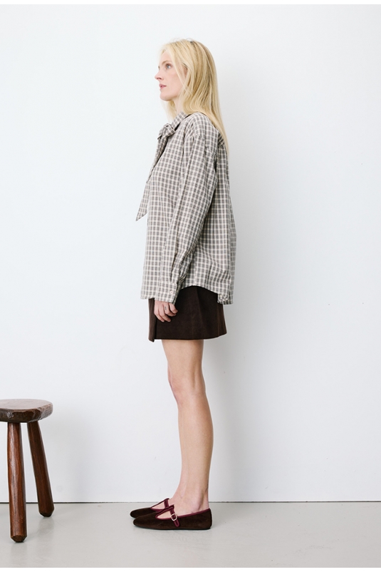 CAMISA LAZADA CUADROS AYLA GRACE&MILA