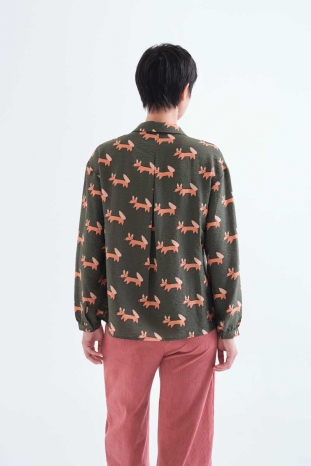 CAMISA VERDE VULPE COMPAÑÍA FANTÁSTICA