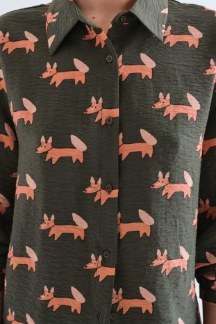CAMISA VERDE VULPE COMPAÑÍA FANTÁSTICA