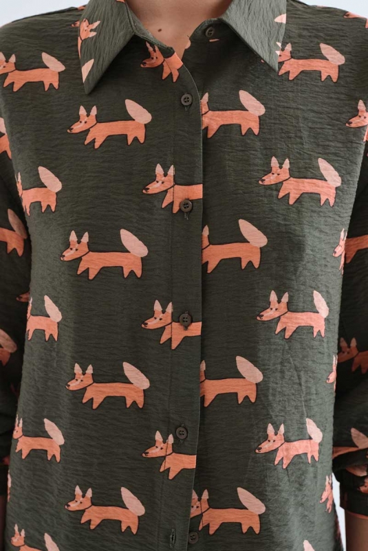 CAMISA VERDE VULPE COMPAÑÍA FANTÁSTICA