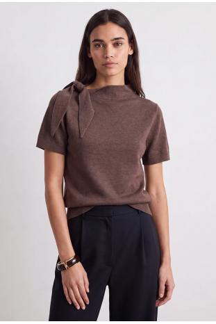 JERSEY MARRÓN LAZO FLEANE ARTLOVE