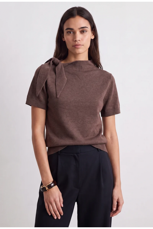 JERSEY MARRÓN LAZO FLEANE ARTLOVE