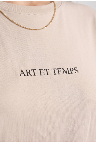 CAMISETA ART BEIGE MARENA ARTLOVE