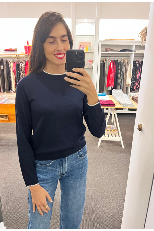JERSEY NAVY FLIENE ARTLOVE