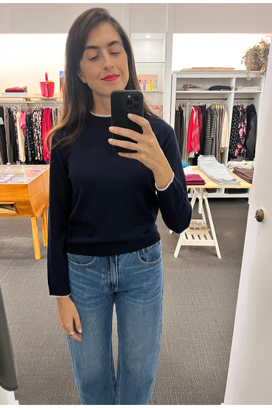 JERSEY NAVY FLIENE ARTLOVE