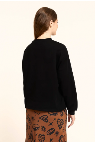 SUDADERA CORAZÓN NEGRO PEPALOVES