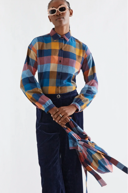 CAMISA CUADRO MULTICOLOR COMPAÑÍA FANTÁSTICA
