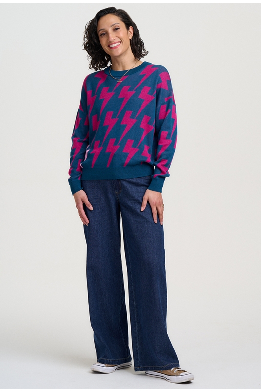 JERSEY ANDI TEAL SUGARHILL BRIGHTON