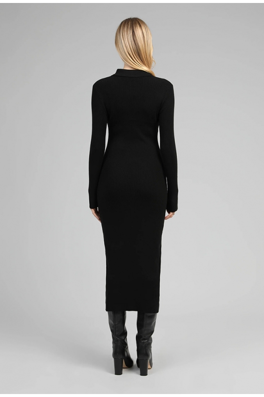 VESTIDO NEGRO PUNTO NABOLA ANGE