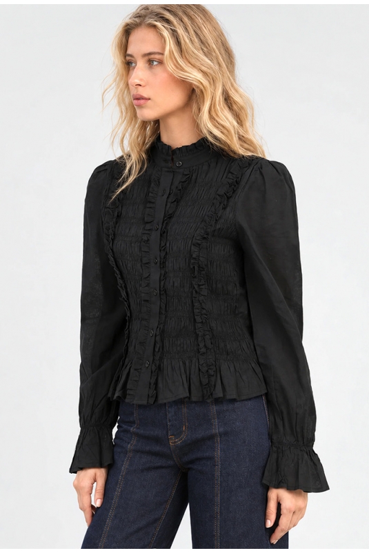 CAMISA NEGRA SLOANY ANGE