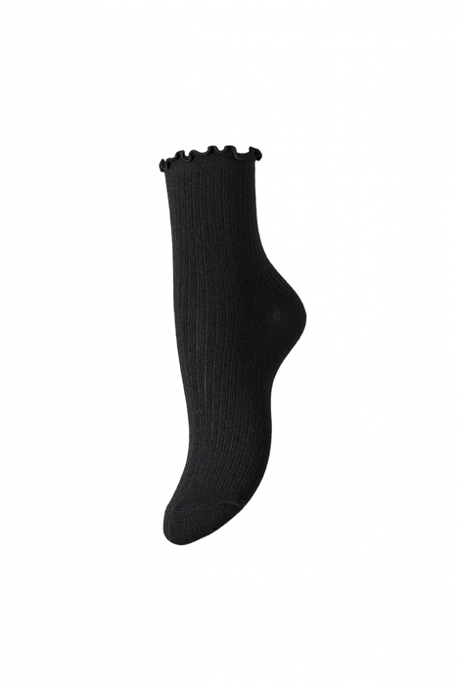CALCETINES BLONDA PCAFIA NEGRO