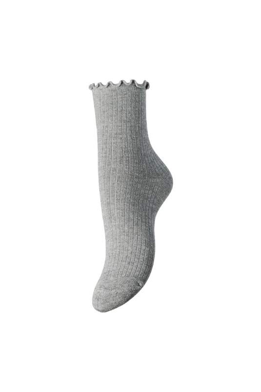 CALCETINES BLONDA PCAFIA GRIS