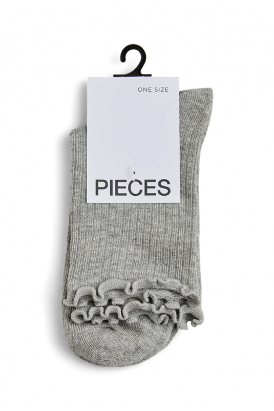 CALCETINES BLONDA PCAFIA GRIS